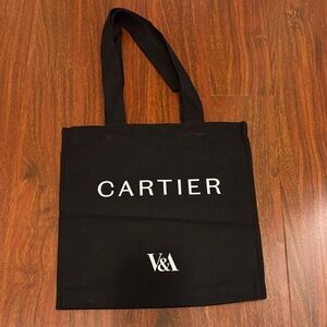 Cartier V&A Limited Edition Logo Canvas Tote Bag